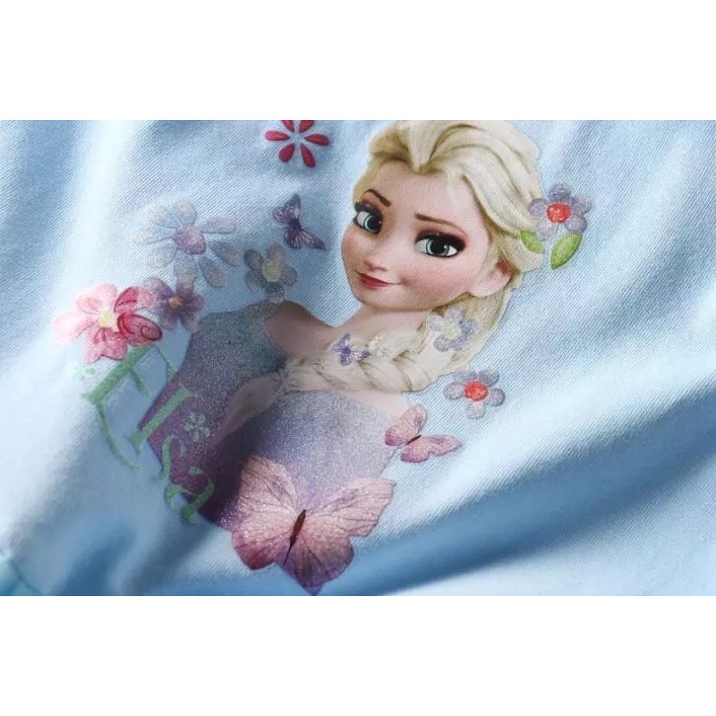 DRESS Anak Frozen Warna Biru Bahan Kualitas Premium Import Dress Tutu Anak Lucu Dress Terusan Anak Dress Princess Elsa Bahan Katun Lembut dan Adem