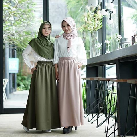 fashionshop119 Rok Zelda / Rok Polos / Bawahan Muslim / Fashion Wanita (fs)