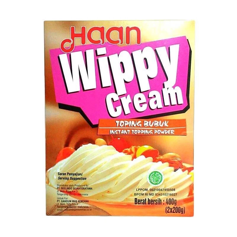

Whipped cream | haan whipped cream kemasan 400 gram
