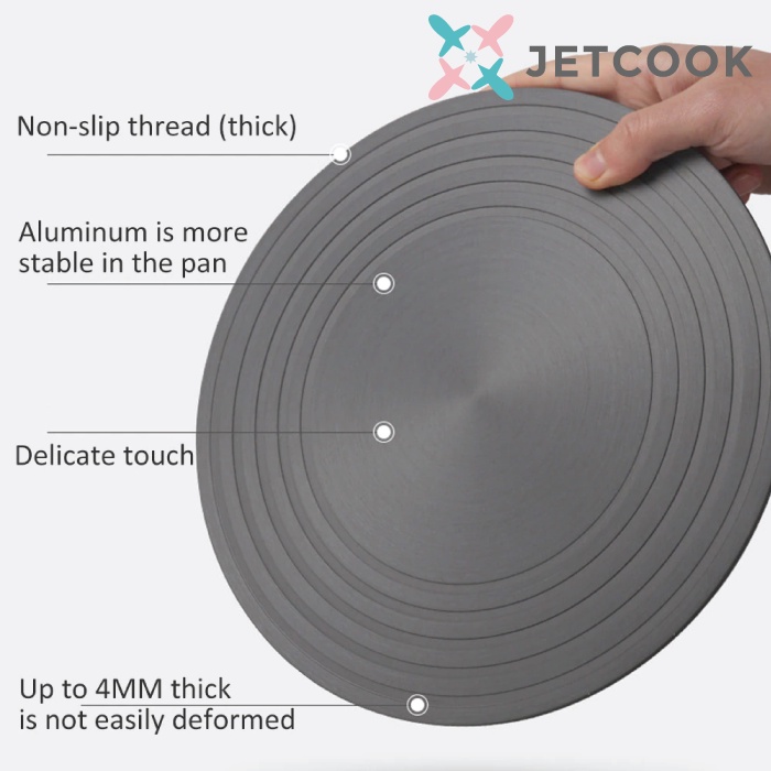 JetCook Plat Tatakan Alas Panci Anti Gosong Untuk Kompor Gas DEFROST TRAY Coating PFOA FREE FOOD GRADE