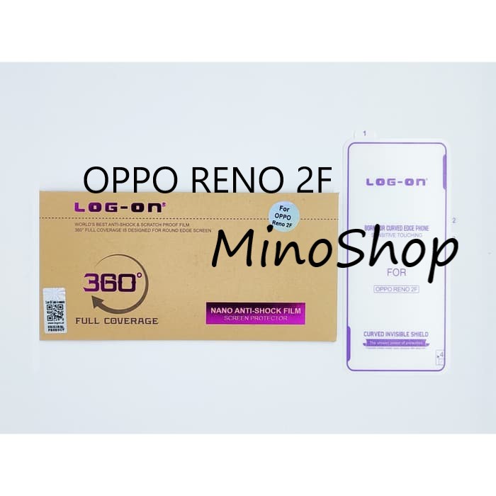 ANTISHOCK LOG ON OPPO RENO 2F SCREEN PROTECTOR - ANTIGORES JELLY