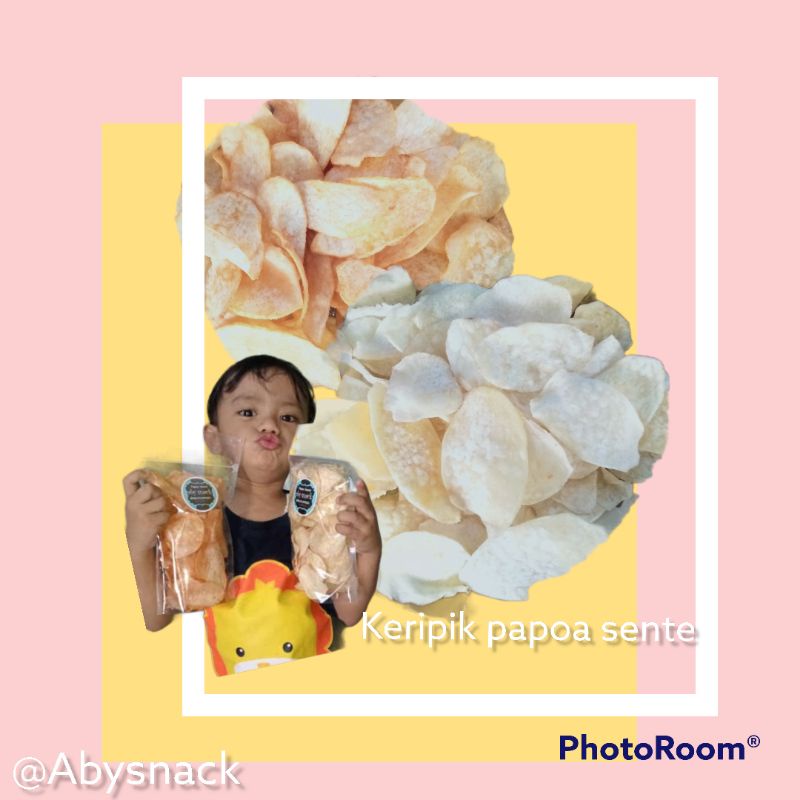 

keripik papoa sente