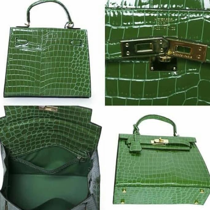 ☛☛ SALE TAS SELEMPANG MURAH☛☛ TAS HR KELLY CROCO - MERAH KORTING