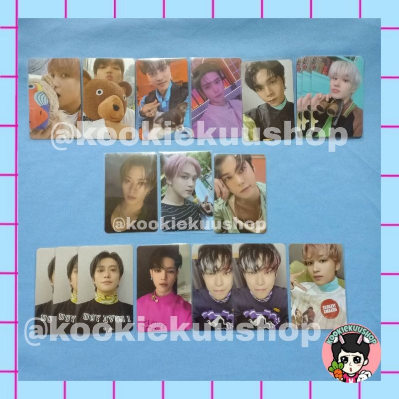 PHOTOCARD OFFICIAL ALBUM STICKER NCT 127 JAEHYUN TAEYONG DOYOUNG HAECHAN JUNGWOO JOHNNY TAEIL