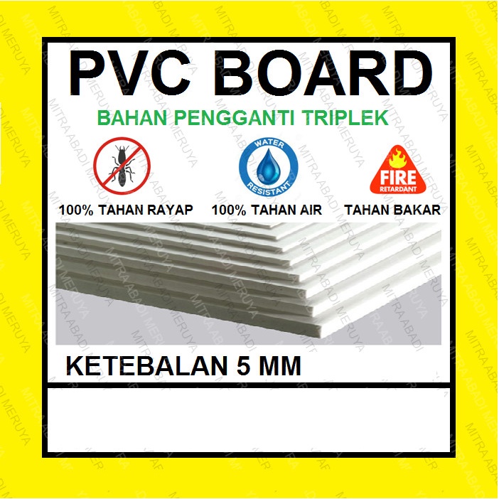 Jual PVC Foam Board 5mm 5 mm Celuka Plastik Papan Model Maket Full Size ...
