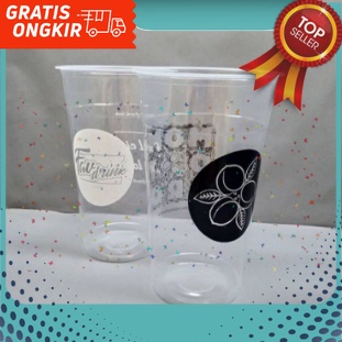 sSablon Gelas cup Cap 22oz oval & 22oz Datar merk STARINDO