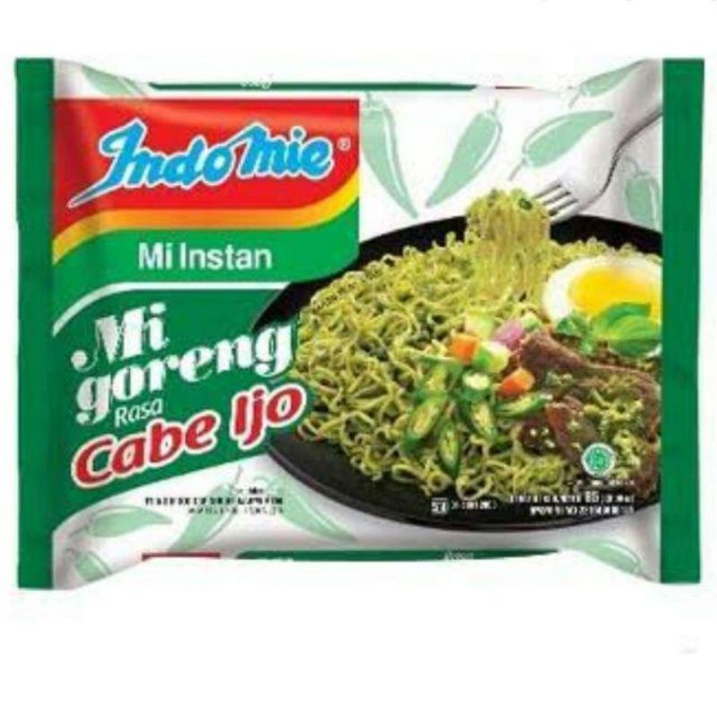 

indomie goreng cabe ijo