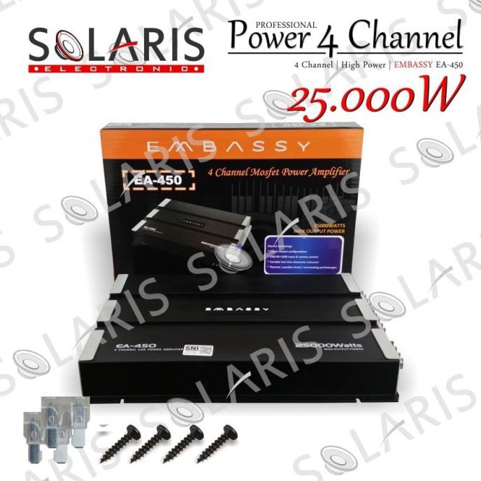 READY POWER MOBIL 4 Channel 25000 Watt EMBASSY EA-450