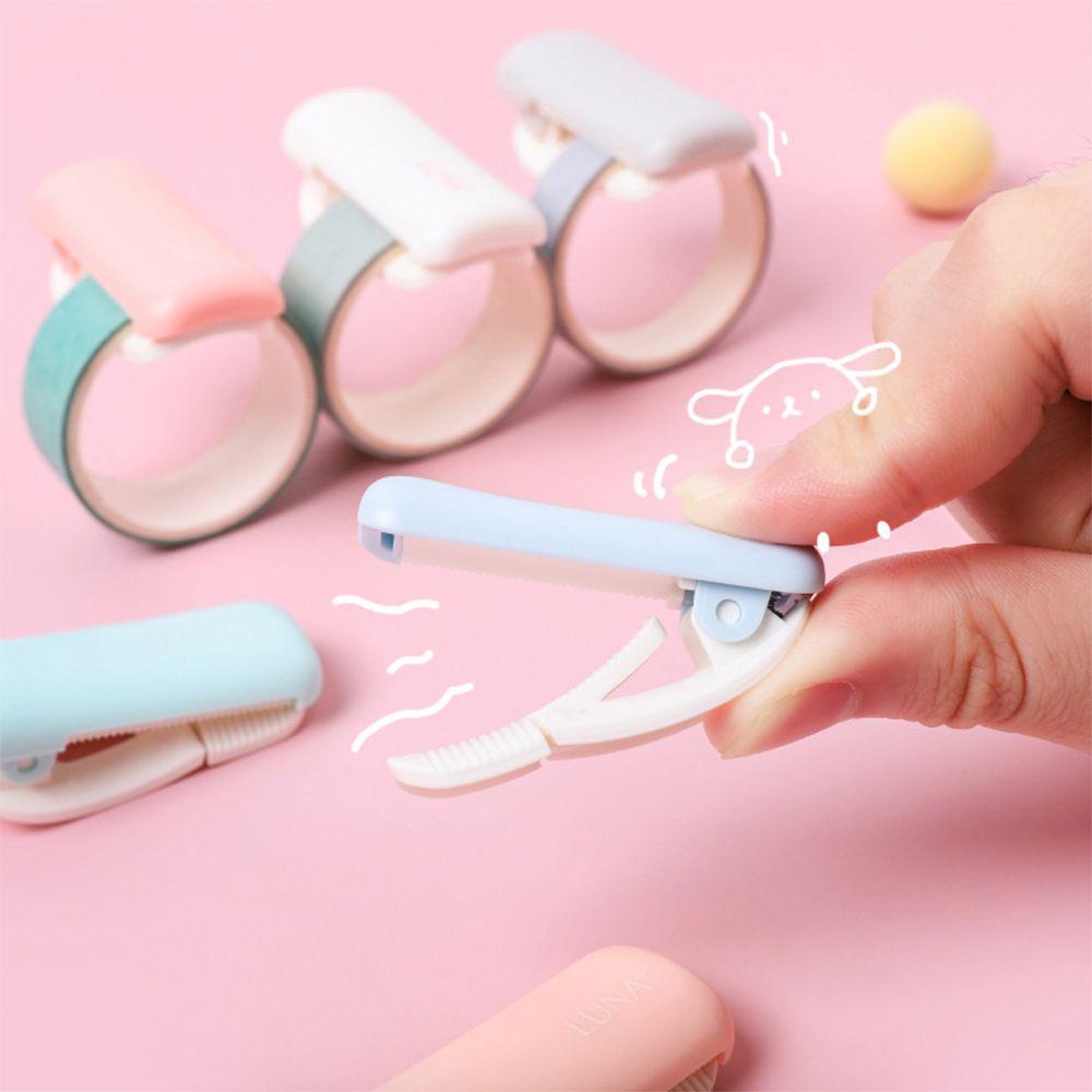 AUGUSTINA Masking Tape Cutter Mini 1pc DIY Kerajinan Seni Stiker Selotip Plastik Organzier