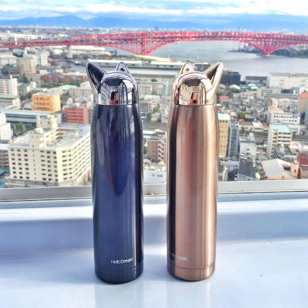 Preva Botol Air Minum Fashion Sport &amp; Gym Termos Minum Vacuum Stainless Steel Vacuum Flasks Double Wall