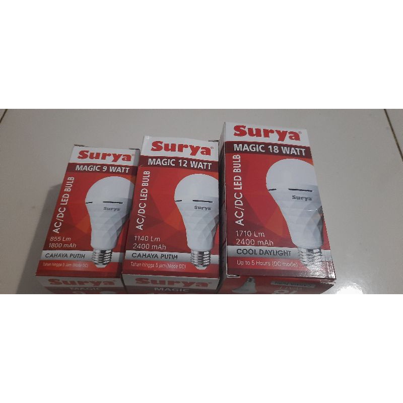 LAMPU LED SURYA MAGIC EMERGENCY