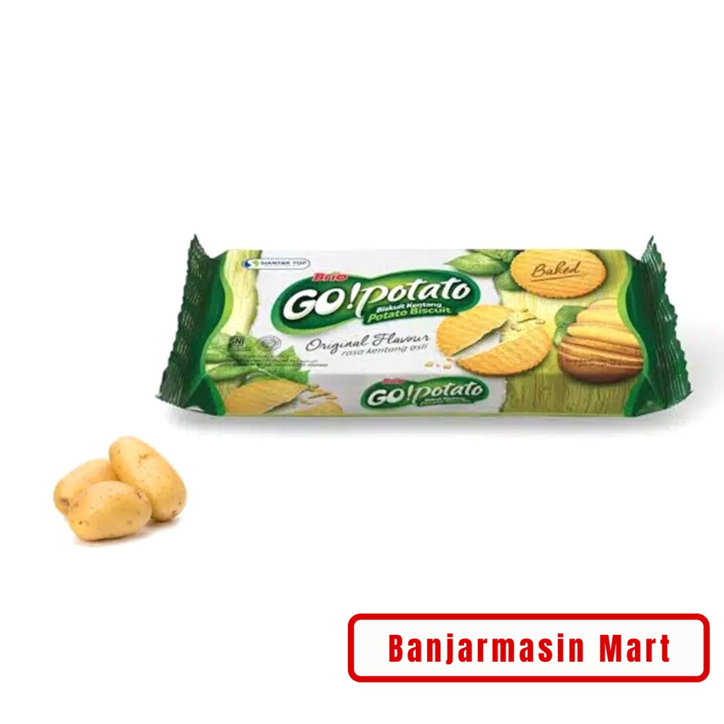 

Brio Go Potato Cemilan Bahan Kentang 60gr