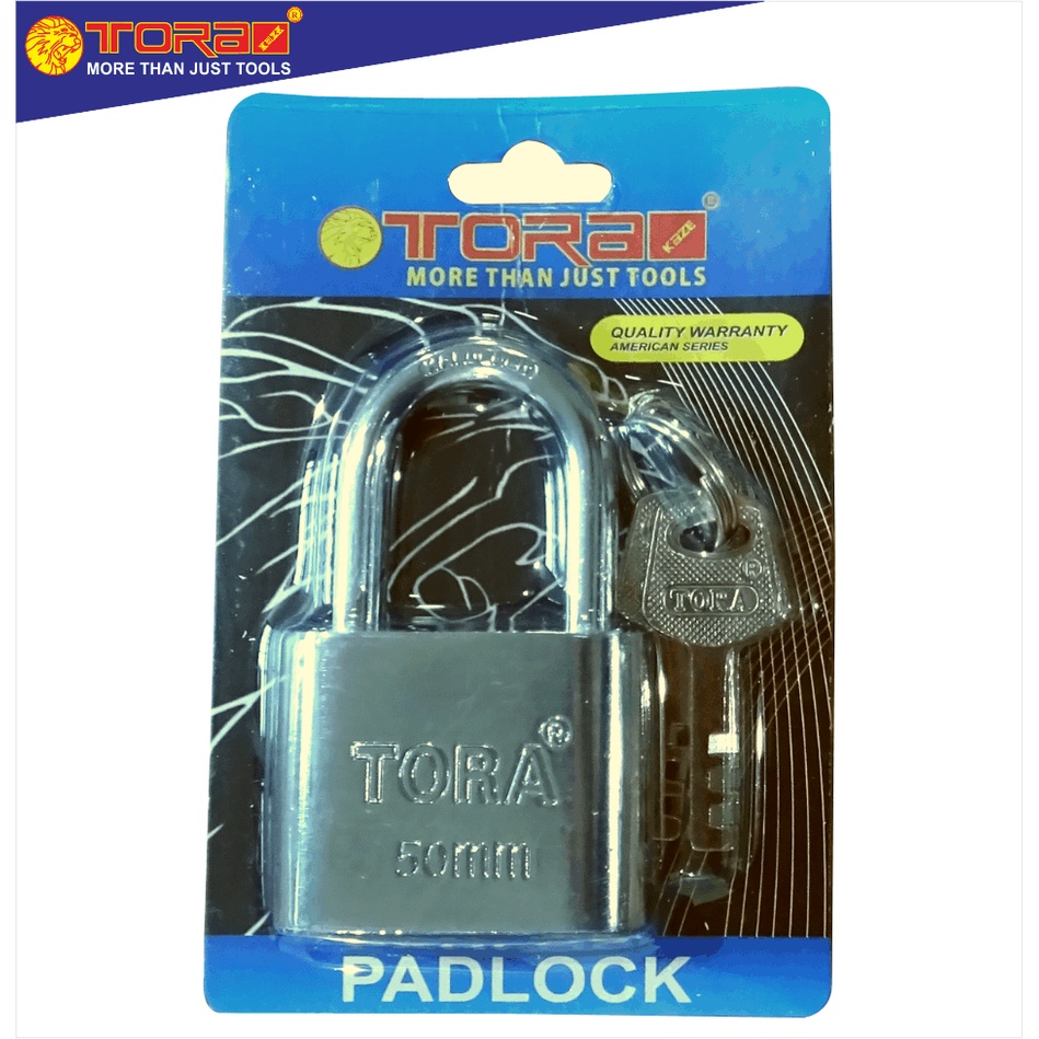 PROMO SHOPEE!!! TORA Padlock Safety Short American 50 mm - Gembok Pendek 3 Kunci