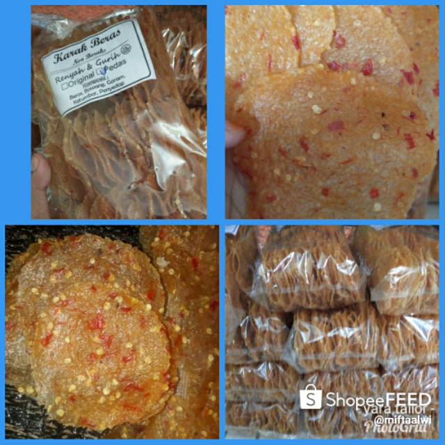 

Karak beras pedas non borak, homemade