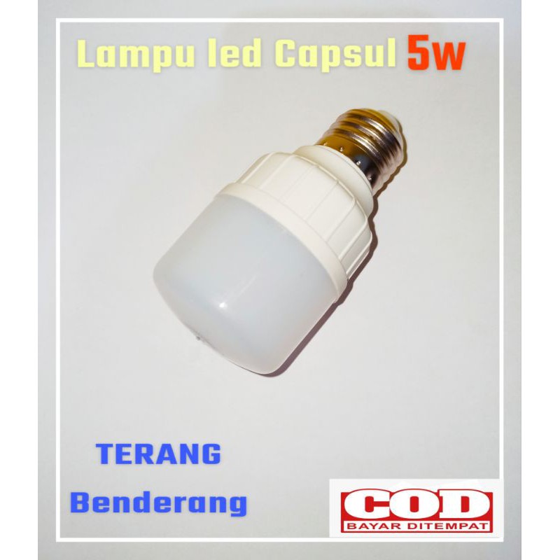 Lampu Led 5watt /Bohlam Led 5watt Model Capsule 5watt