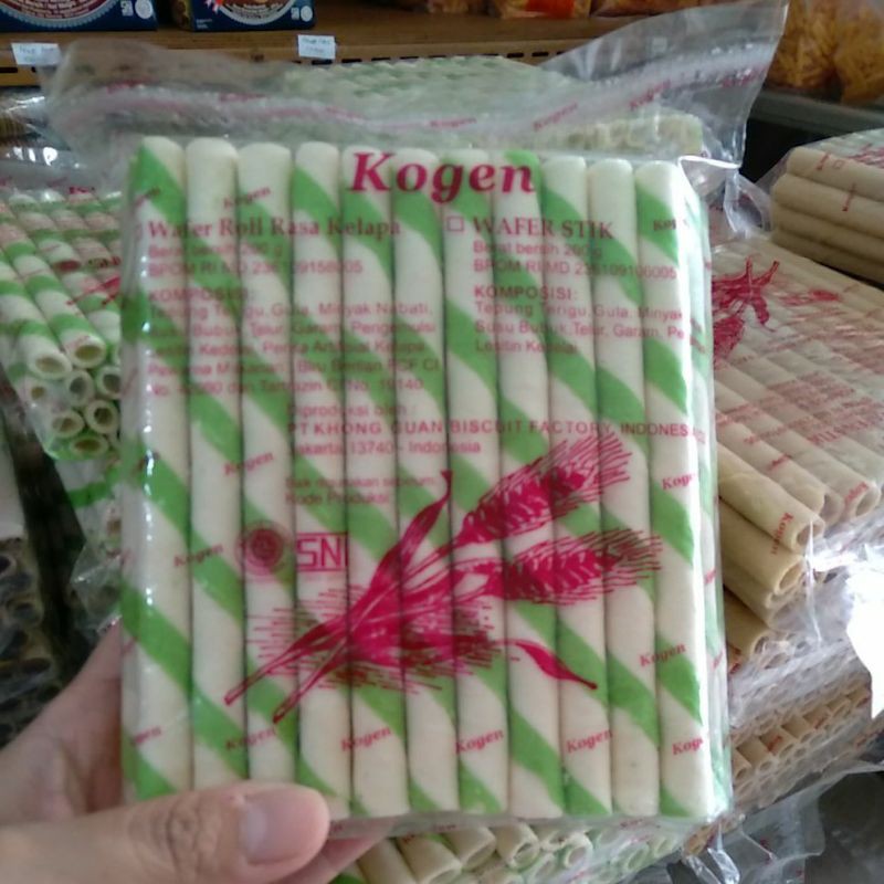 

Kogen Wafer Stik Rasa Kelapa