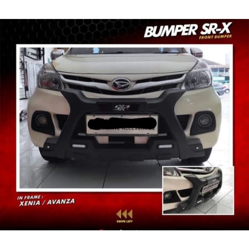 Bemper/Tanduk Depan AVANZA/XENIA 2004-2015 Model SRX 5 LED