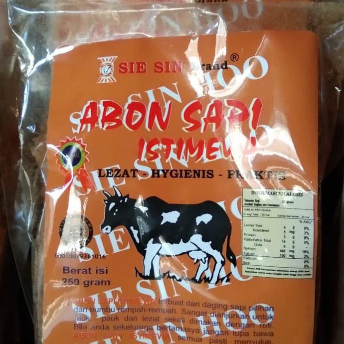 

Sie Sin Hoo Abon Sapi Polos 250Gr Abon Sapi