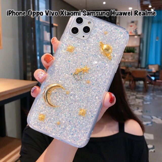 Glitter Galaxy Vol 1 iPhone Oppo Vivo Xiaomi Samsung Realme A51 Y19 A9 A7 J7 J5 2017 2016 2018 a8 A6