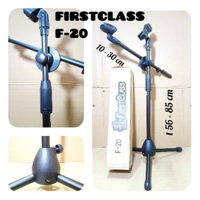 FIRSTCLASS F 20 STAND MIC LANTAI TANGGUNG