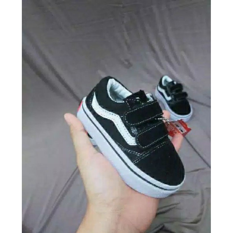 (KUALITAS IMPORT) READY 16s/d35 SEPATU VANS ANAK OLD SCHOOL ANAK LAKI  ANAK PEREMPUAN TALI &amp; PREKAT