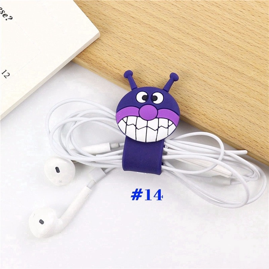 Holder Pelindung Kabel Earphone Desain Kartun Lucu