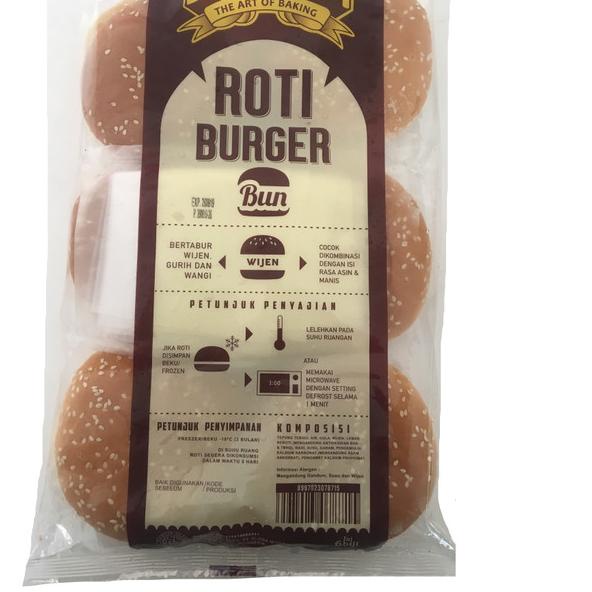 

֍ Roti Burger Wijen Bernardi isi 6 pcs ✴