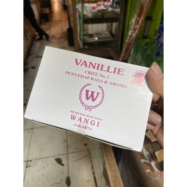 

vanillie perisa makanan