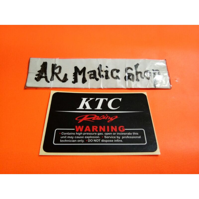 

stiker shock kt.