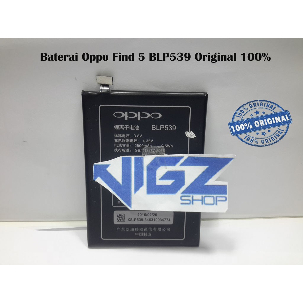 Baterai Oppo Find 5 BLP539 Original 100%