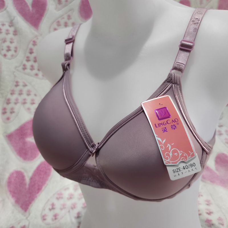 BRA LINGCAO A5 | B5 Asli / BH Push Up Tanpa Kawat Lingcao A5 | B5-3