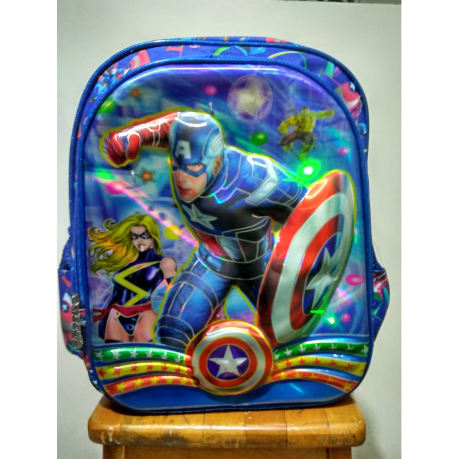 TERMURAAHHH Tas anak sd musik lampu avengers #tas sekolah anak #tas spiderman Bagus