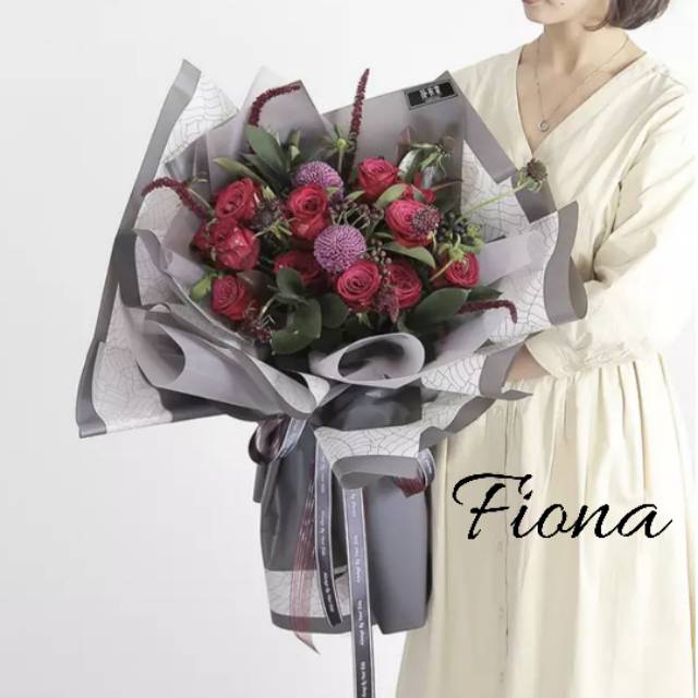 

Fiona - Flower Wrap Cellophane Motif / Kertas Bunga Murah