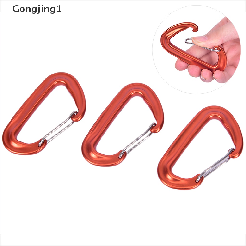 Gongjing1 7075 Carabiner 12KN Bahan Aluminum Untuk Panjat Tebing Hammock Balance