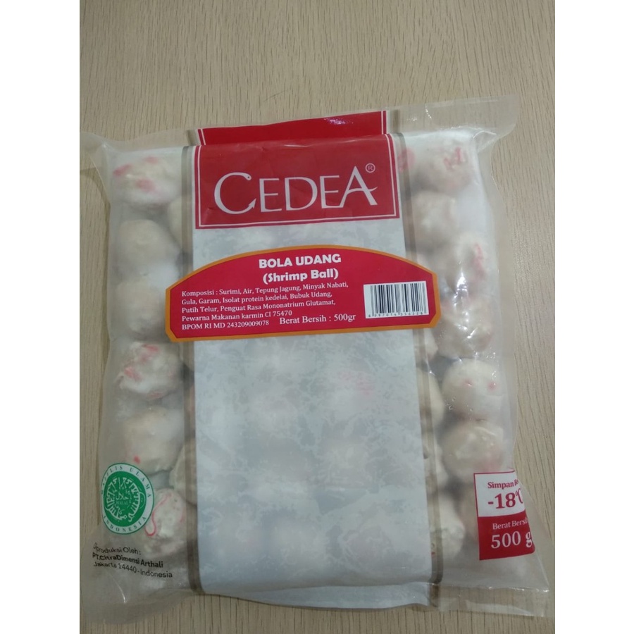 

SHRIMP BALL/ BOLA UDANG KEMASAN 500GR