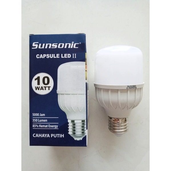 Bola lampu LED 10 Watt Sunsonic Model Eksklusif Tabung/ tube