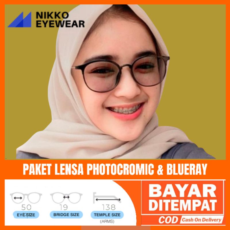 Frame Kacamata 2124, Gratis Lensa Photochromic, Kacamata Antiradiasi,Kacamata Baca, Kacamata Korea