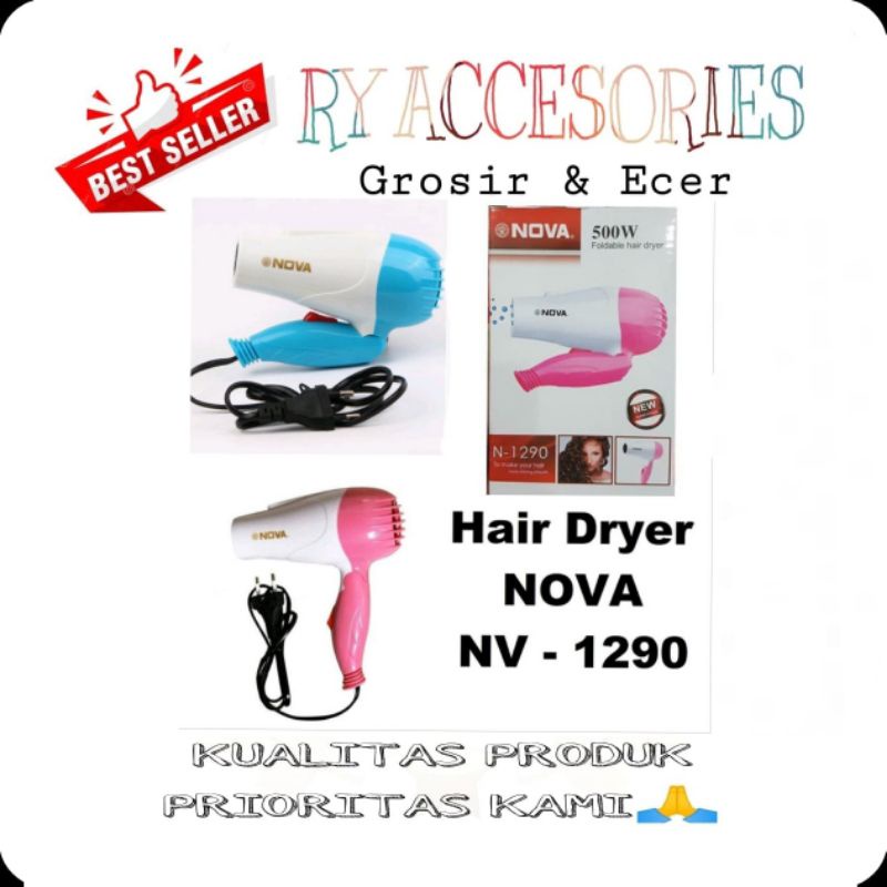 RY - Hairdryer Alat Pengering Rambut Lipat / Hair Drayer Alat Pengering Rambut Mini / Pengering Ramb