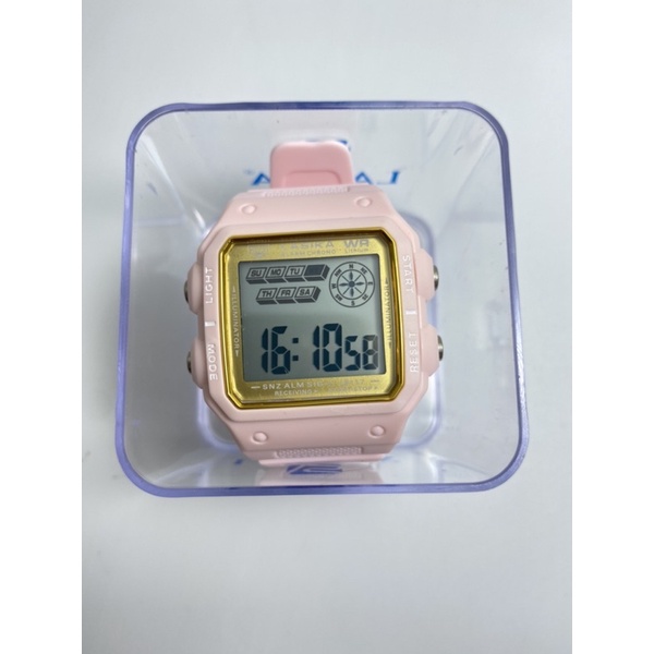 Jam tangan lasika 8117 model segi Sporty watch fashion anti air