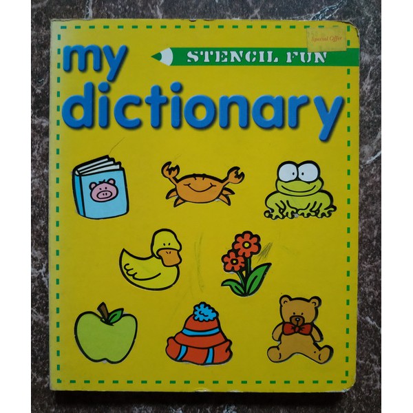 

Board Book Stencil Fun My Dictionary (Impor)