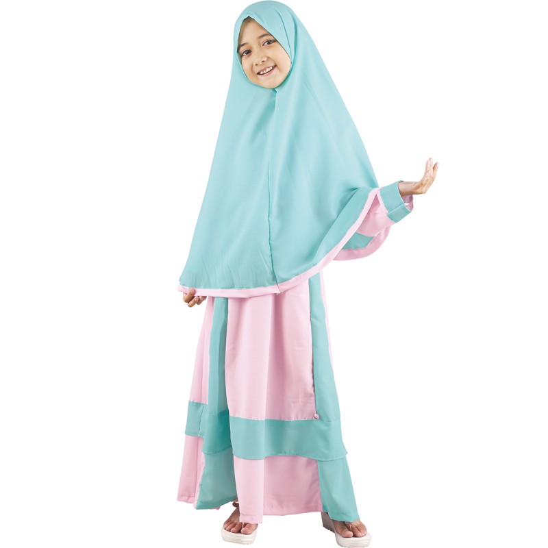 baju gamis anak perempuan - baju gamis cewe - baju muslim anak perempuan - baju muslim murah