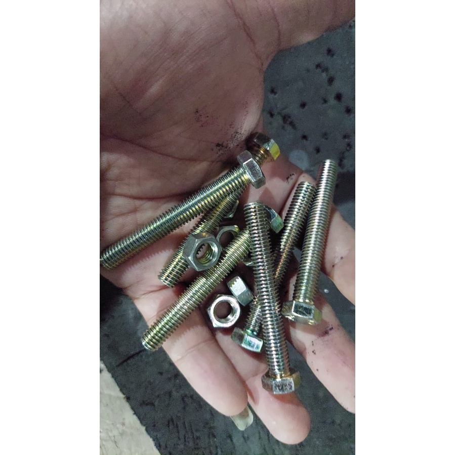 BAUT / BOLD / MUR BAUT 12 AN PANJANG 60MM / 6CM