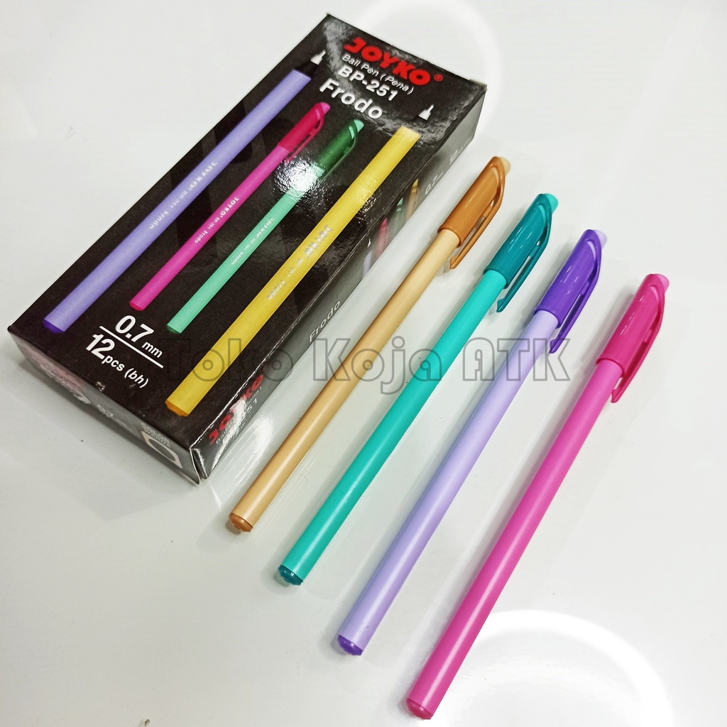 

pulpen ballpoint JOYKO frodo (1 pak isi 12)