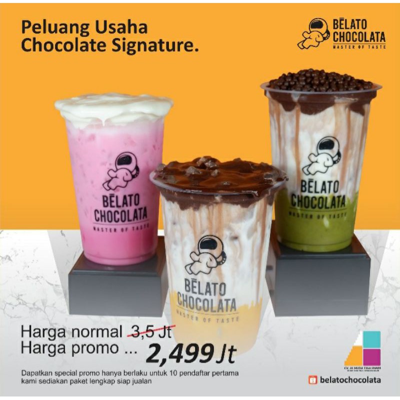 

Paket franchise Hebat Belato chocolata