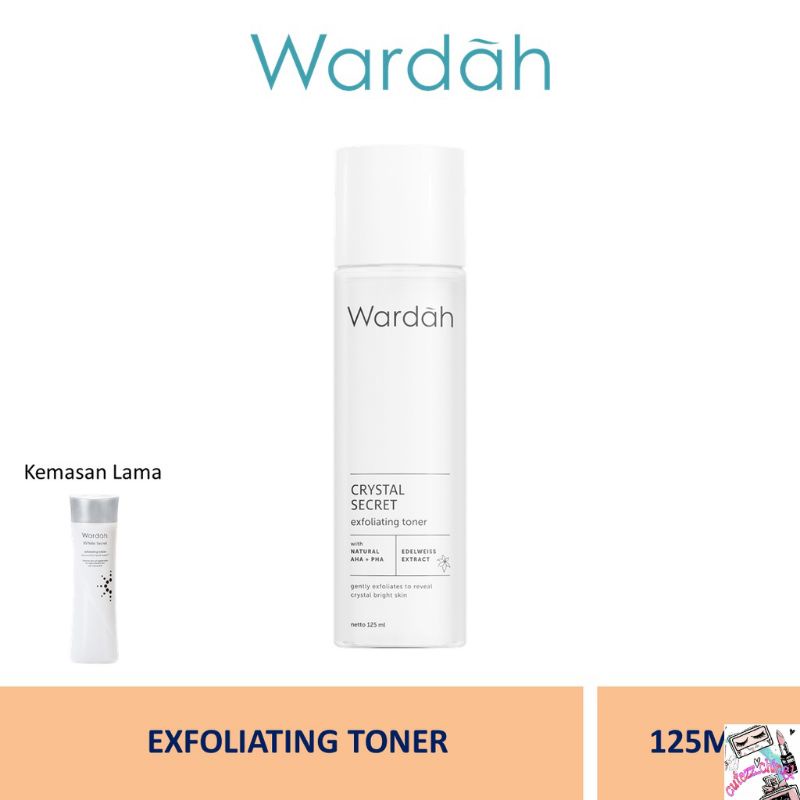 ☃Cutezz_Ching1☃Wardah Crystal Secret Exfoliating Toner 125ml