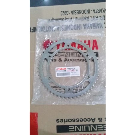 GEAR BELAKANG ORIGINAL YAMAHA WR 155 / SPROCKET, DRIVEN (B3M1) B3M-F5451-00-1