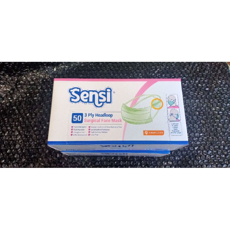 Masker Sensi Hijab Masker Sensi 3Ply Masker Headloop Masker Sensi