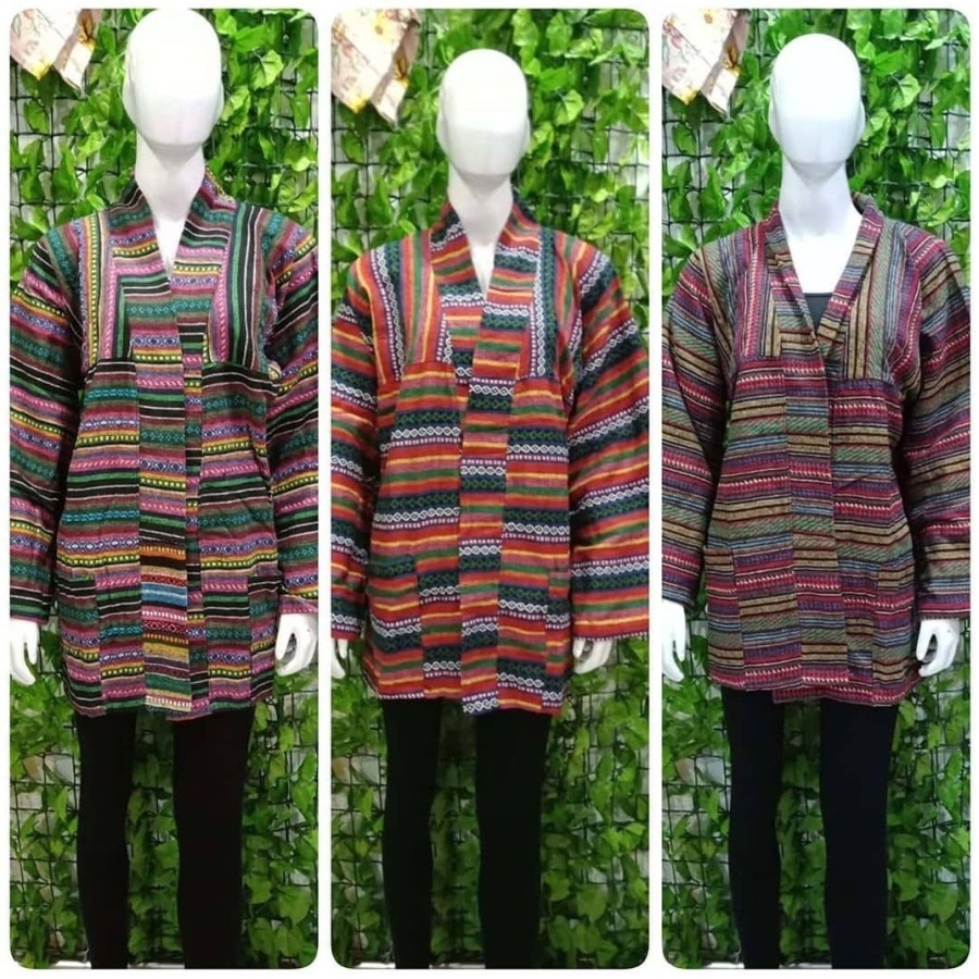 Cardigan tenun bangkok