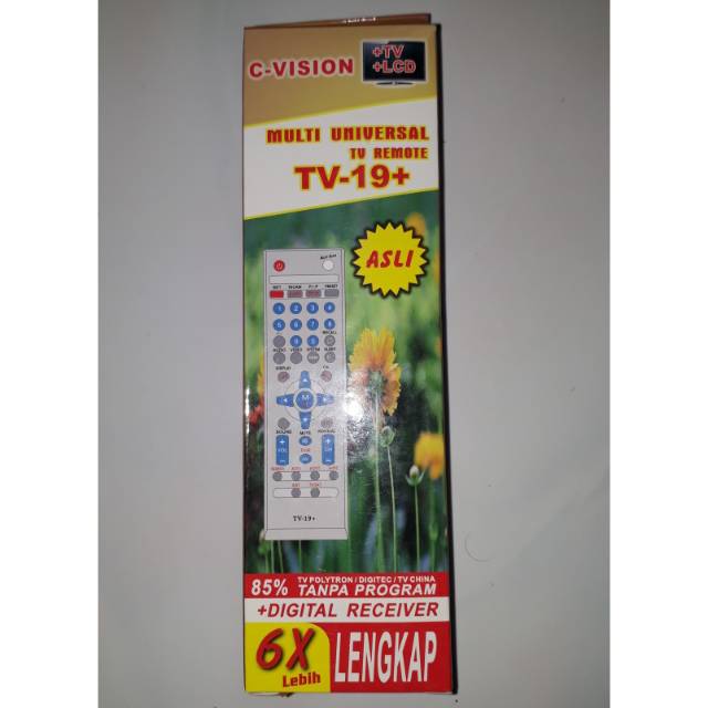 Remote tv multi universal c-vision komplit semua tv bisa