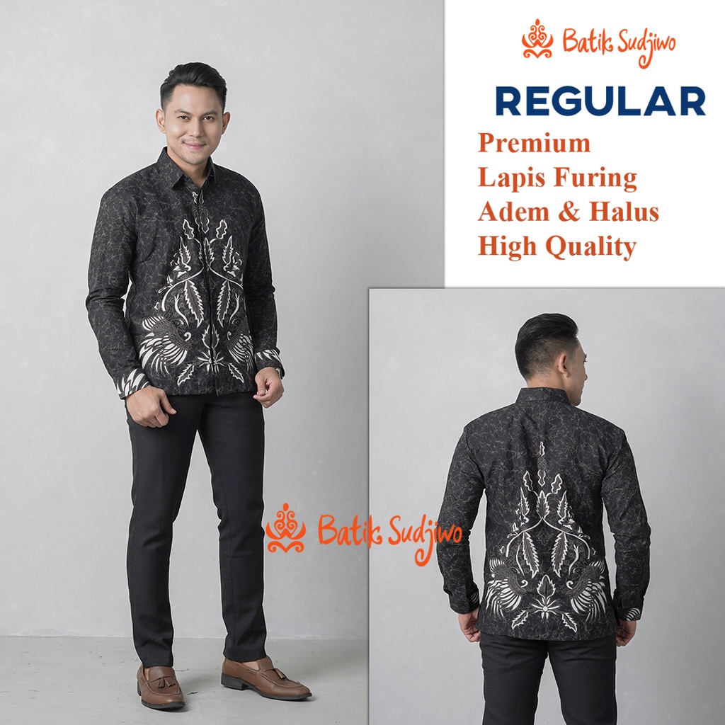 Atasan Kemeja Batik Pria Regular 1034